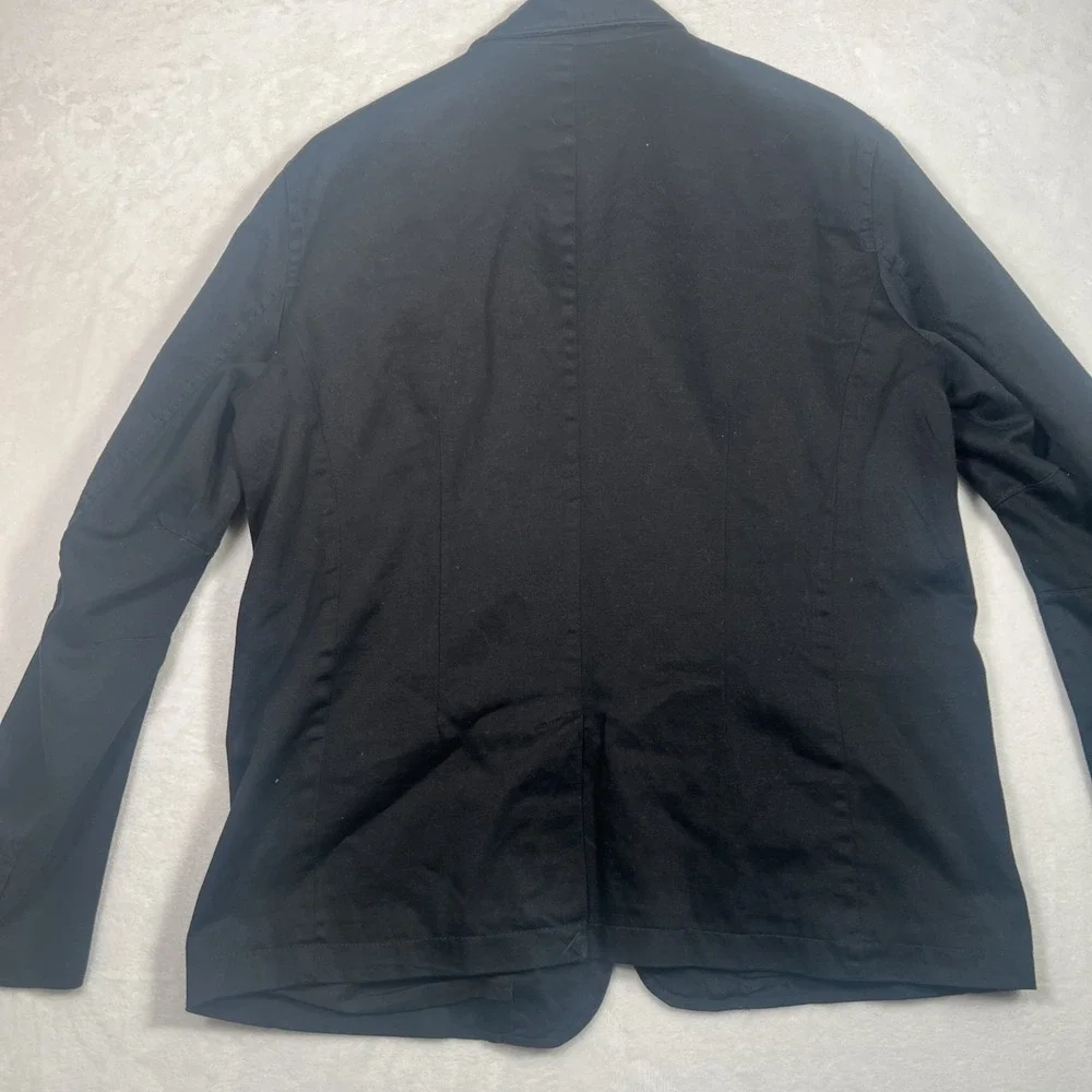 Apt. 9 Blazer Men‎ Medium Black Casual 2 Buttton Sport Coat Cotton